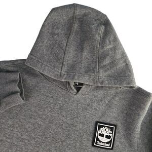 Timberland Youth Large 14/16 Gray Long Sleeve Pullover Kangaroo Pouch Hoodie‎